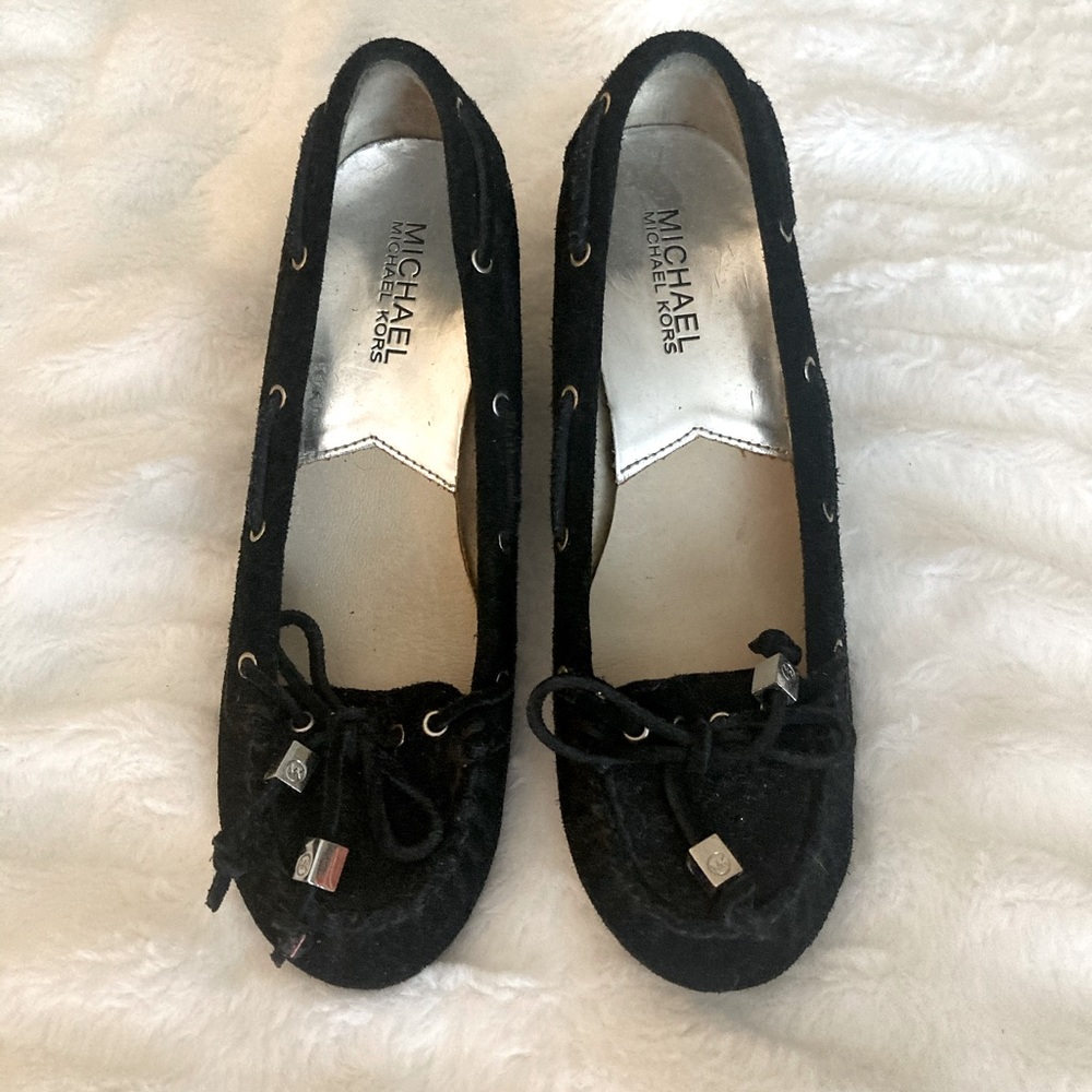 Michael Kors black wedges size 5 1/2
